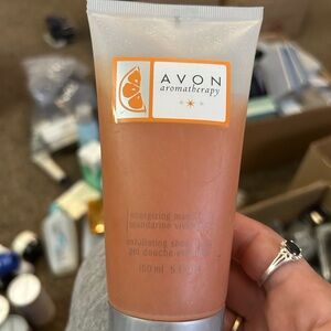 Avon Aromatherapy Energizing Mandarin Exfoliating Shower Gel 5 oz NEW